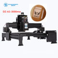 DZ-A3-3000mw Laser engraving machine, wood, paper, acrylic, metal paint, plotter, small marking machine